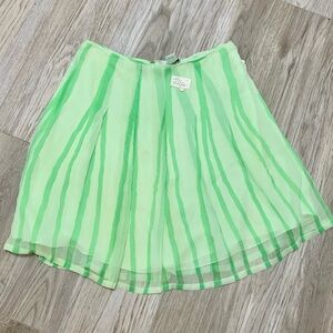 Y2k NEW Silk Painted Stripe Whimsical Fairy Skirt Womens 14 Fits Small